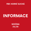 Informace sezóna 24/25